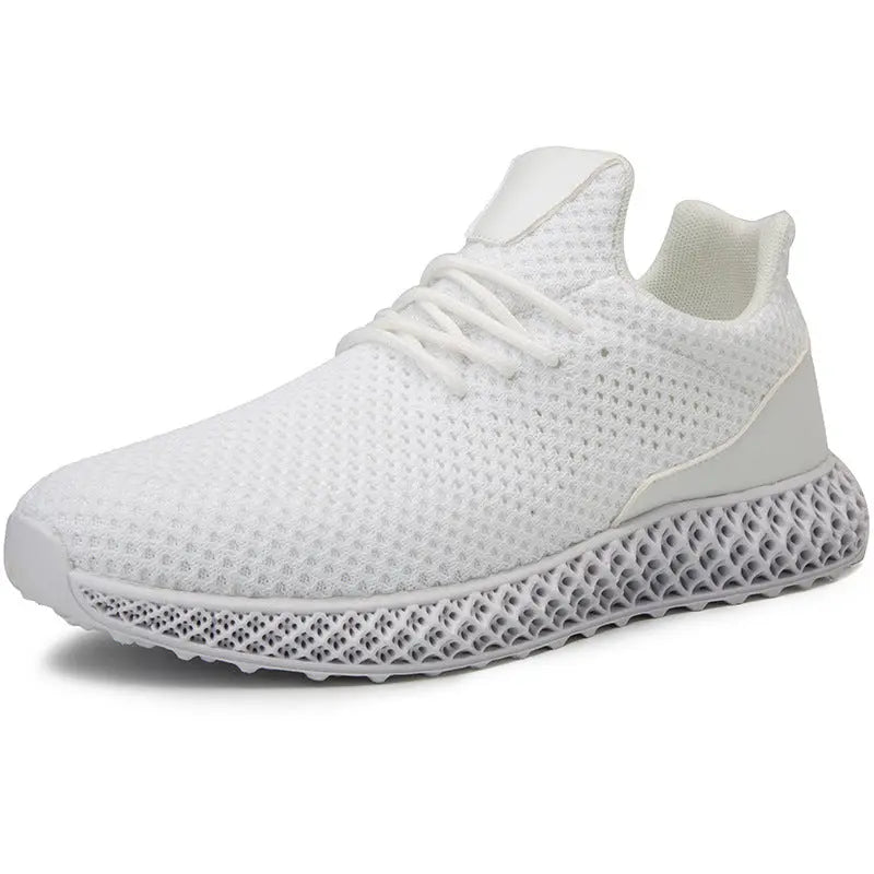 Summer New Casual Mesh Shoes Men's White Shoes - Pre2brand