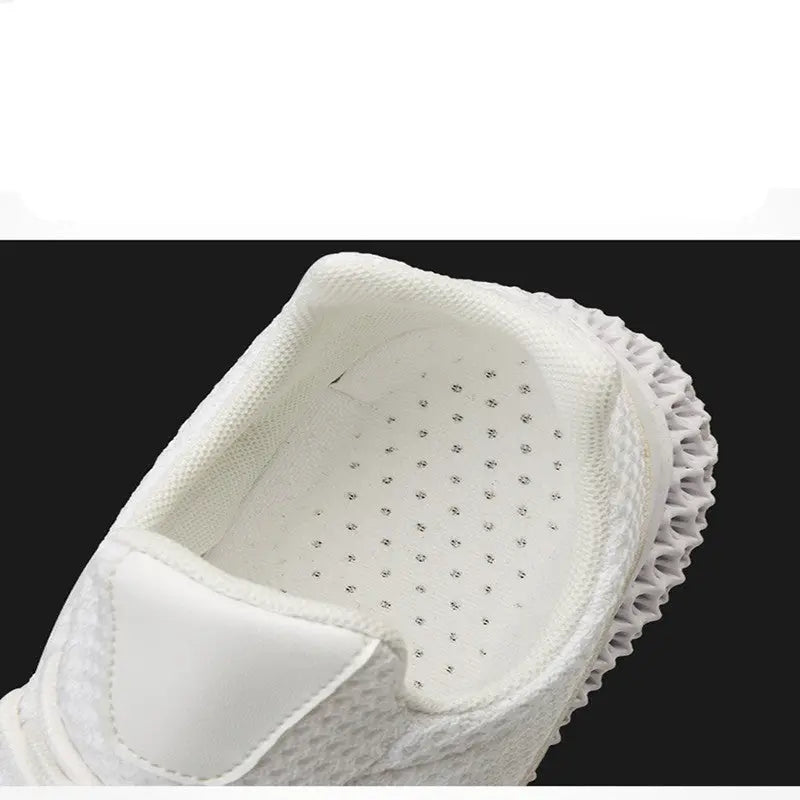 Summer New Casual Mesh Shoes Men's White Shoes - Pre2brand