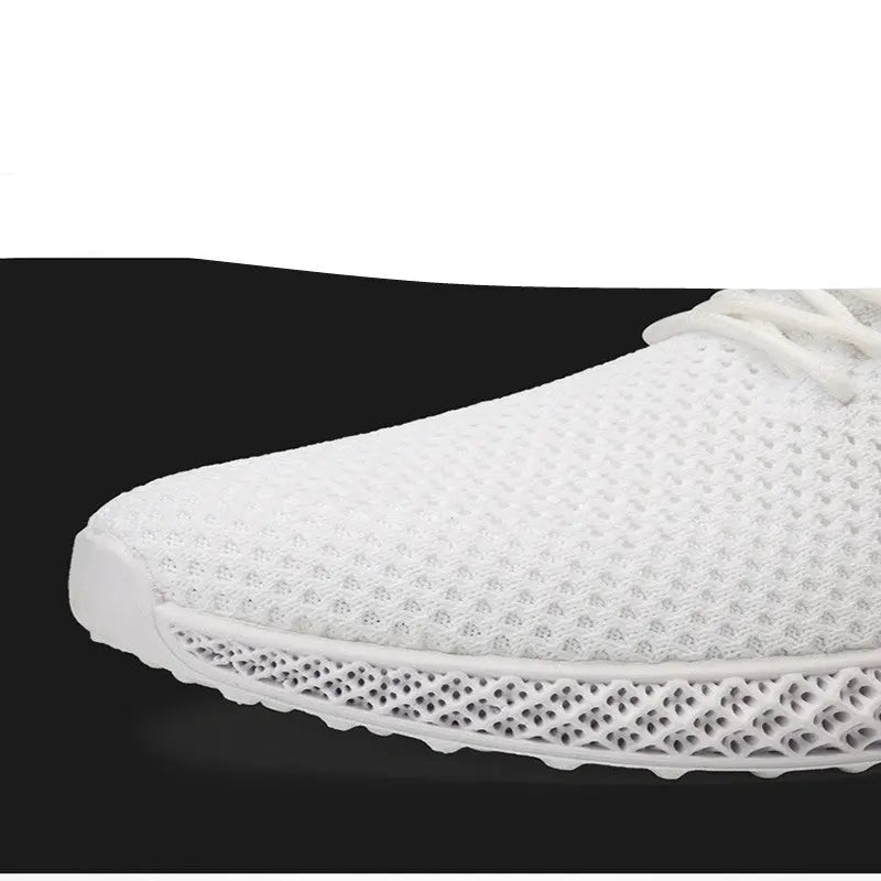 Summer New Casual Mesh Shoes Men's White Shoes - Pre2brand