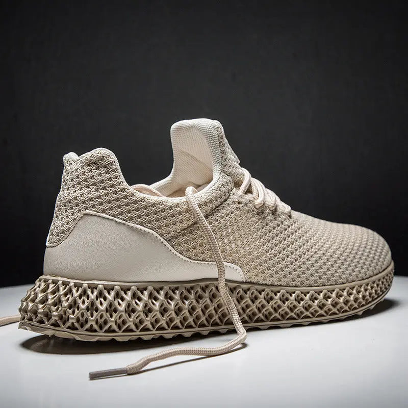 Summer New Casual Mesh Shoes Men's White Shoes - Pre2brand