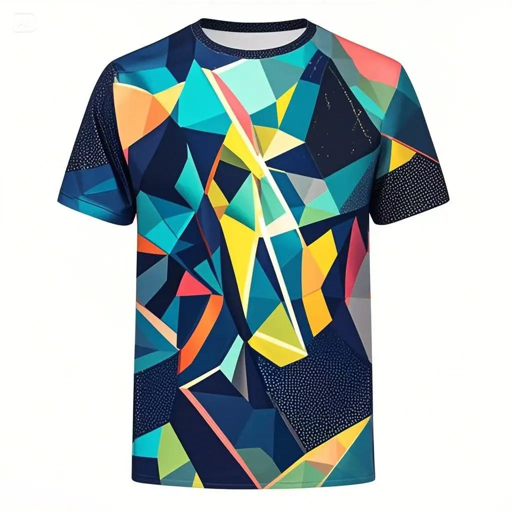 Summer Short Sleeve Men's Sports Casual Quick-drying  Pre2brand Black-XXXXL