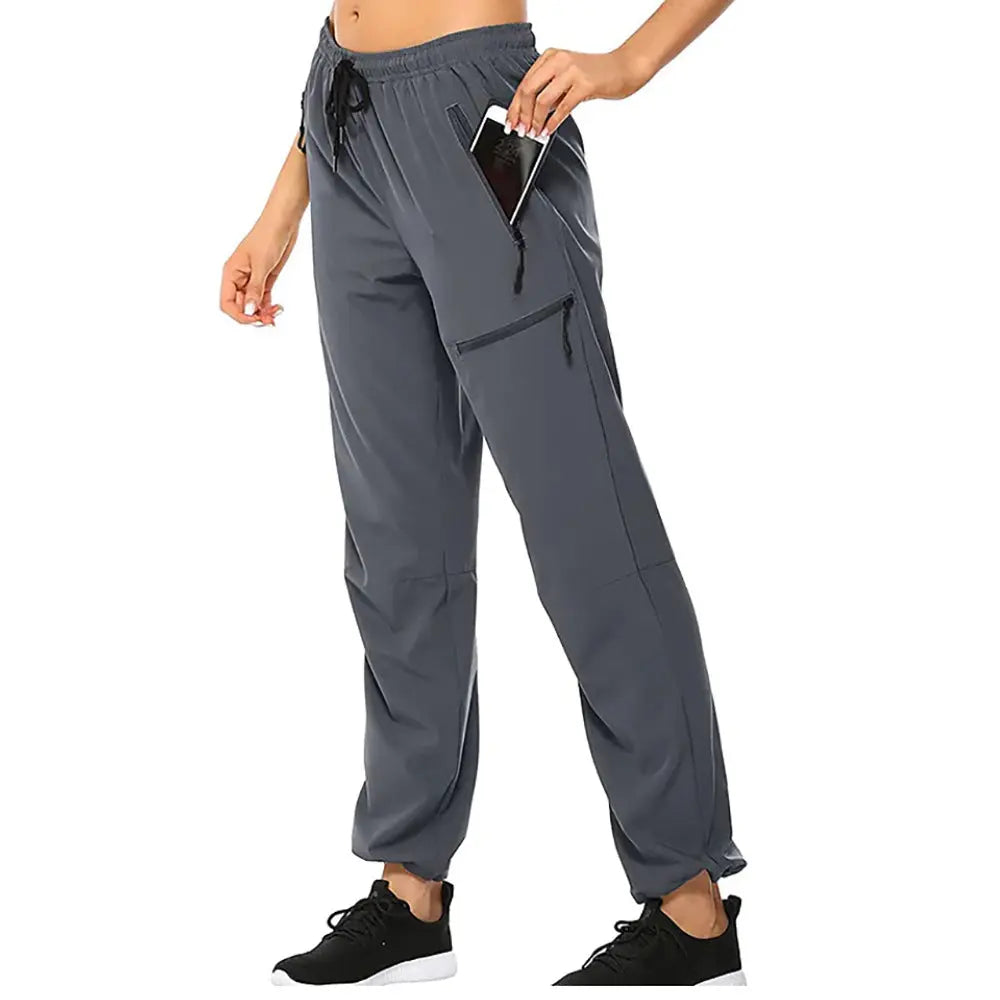Summer Thin Waterproof Quick-drying Breathable Stretch Hiking Jogging Mountain Trousers Men  Pre2brand Dark-Gray-XXL