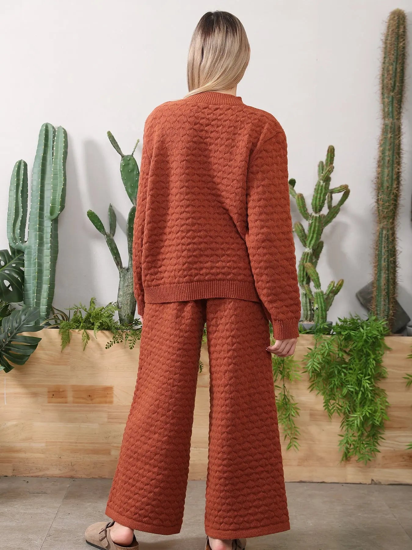Sweater Knitwear Home Clothing Women's Set - Pre2brand