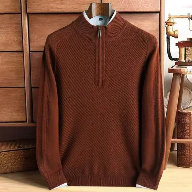 Thickened Knitting Sweater Pure Wool Men  Pre2brand