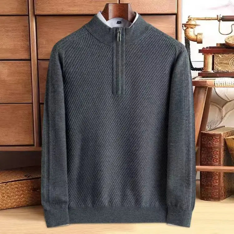 Thickened Knitting Sweater Pure Wool Men  Pre2brand