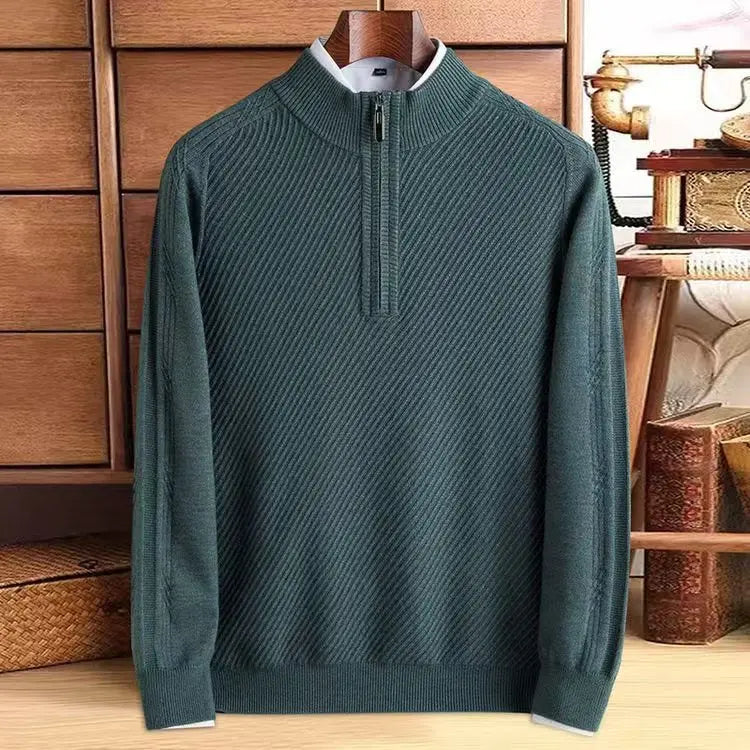 Thickened Knitting Sweater Pure Wool Men  Pre2brand