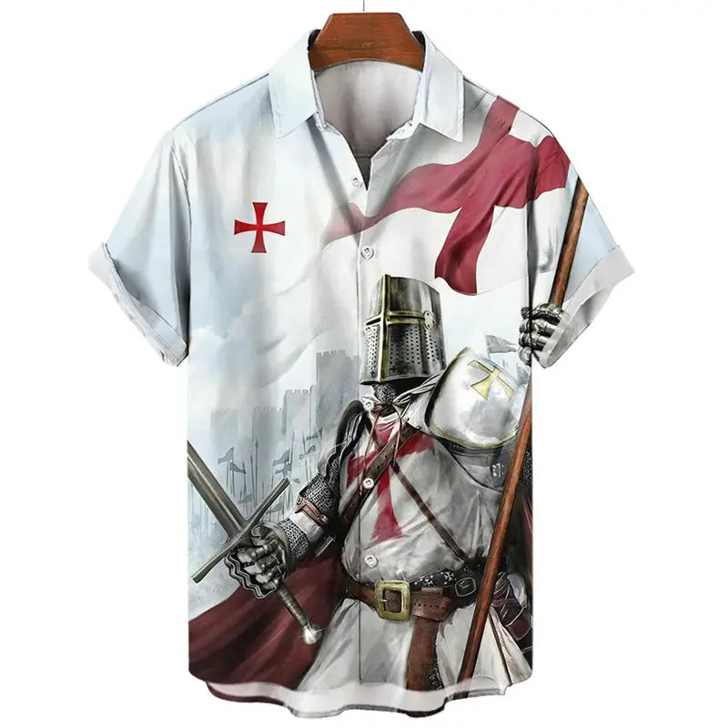 Trendy Men's Cool Color-block Shirt  Pre2brand CSZHE2024131GY-XL