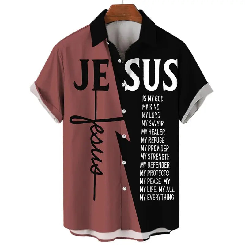 Trendy Men's Cool Color-block Shirt  Pre2brand CSZHE2024131H1-XL
