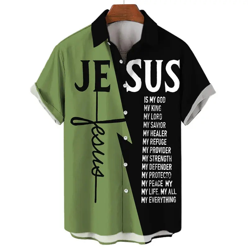 Trendy Men's Cool Color-block Shirt  Pre2brand CSZHE2024131H4-XL
