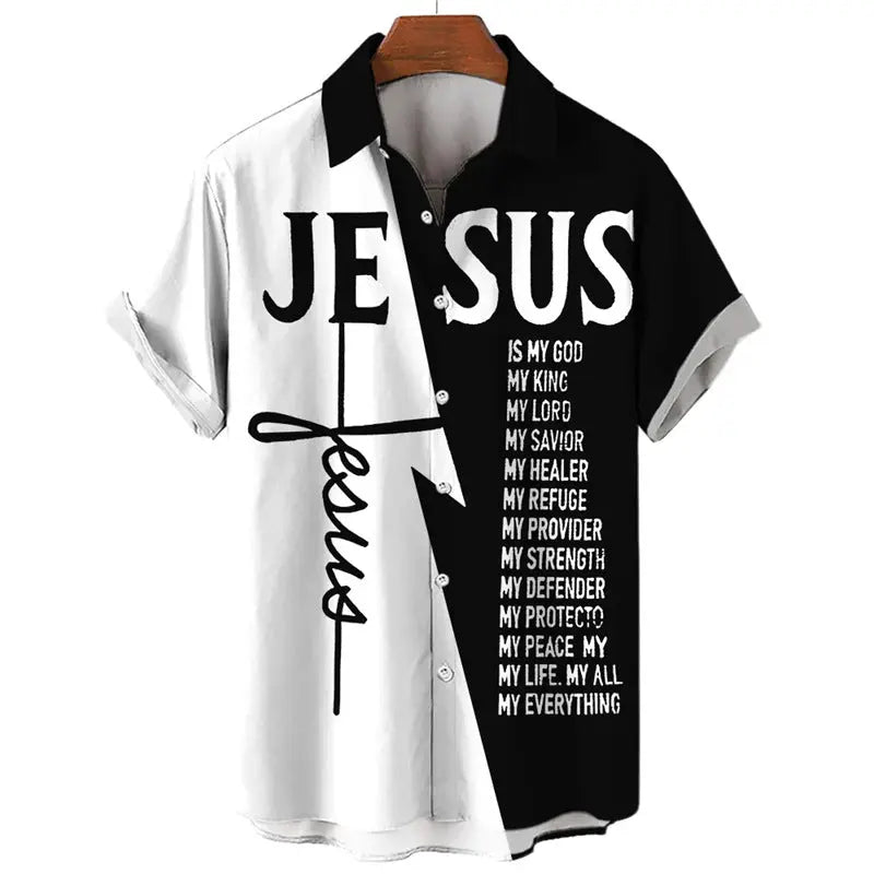 Trendy Men's Cool Color-block Shirt  Pre2brand CSZHE2024131H5-XL