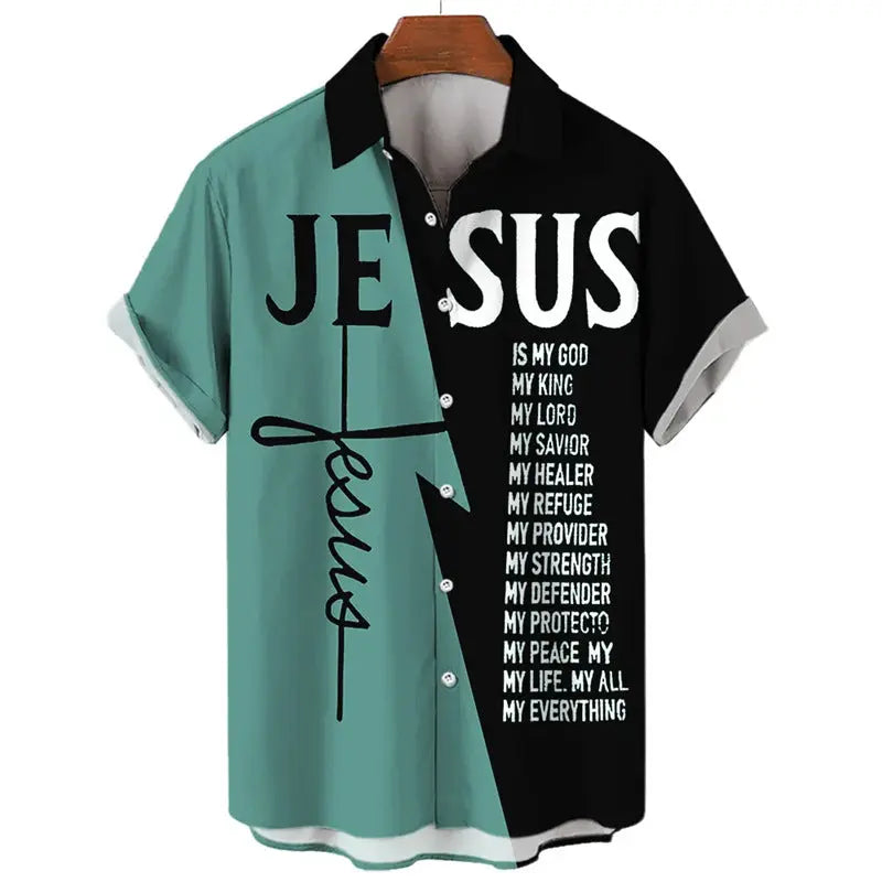 Trendy Men's Cool Color-block Shirt  Pre2brand CSZHE2024131H6-XL