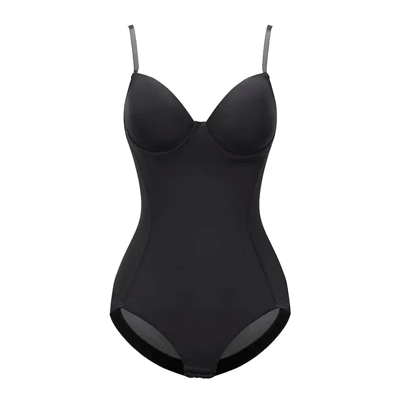 Underwire White Bodysuit Women Shapers Stretch Solid Color Silky Underwear Bodysuits Shapewear - Pre2brand