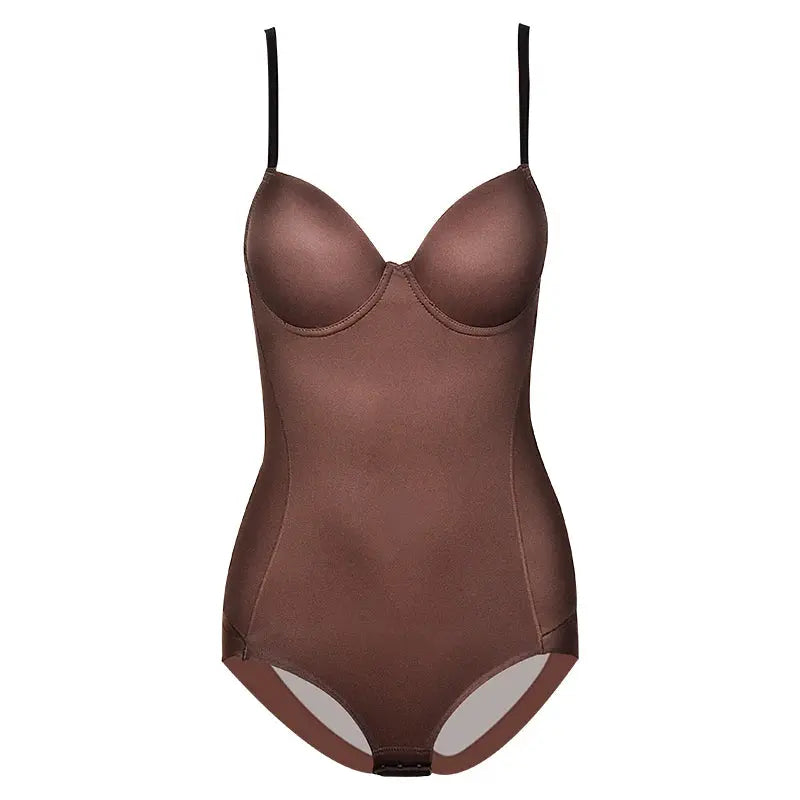 Underwire White Bodysuit Women Shapers Stretch Solid Color Silky Underwear Bodysuits Shapewear - Pre2brand