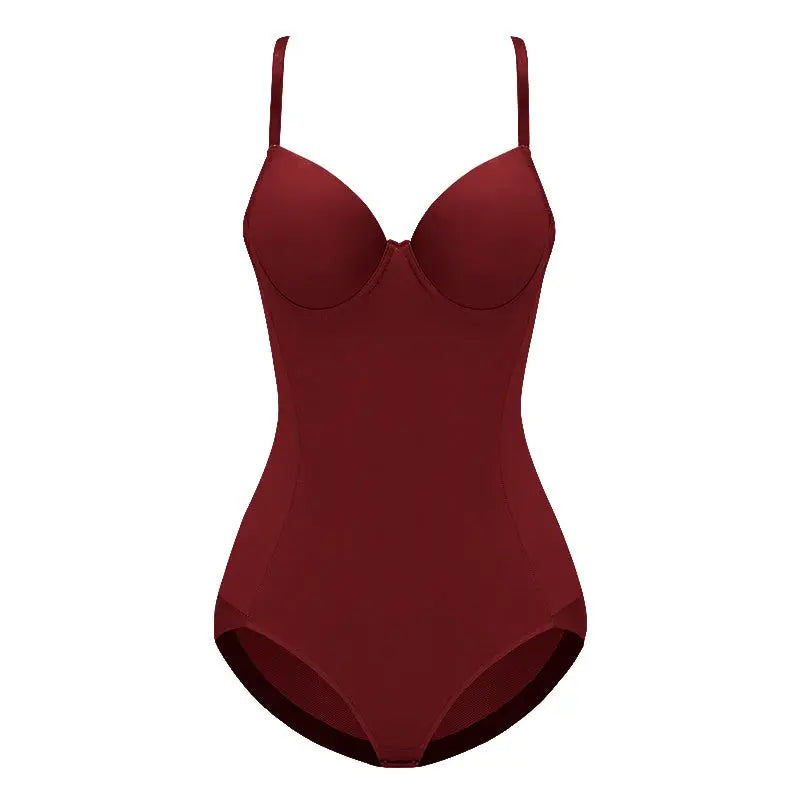 Underwire White Bodysuit Women Shapers Stretch Solid Color Silky Underwear Bodysuits Shapewear - Pre2brand