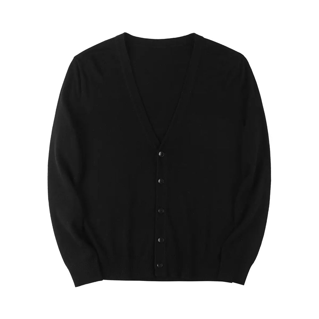V-neck Solid Color Sweater For Men  Pre2brand