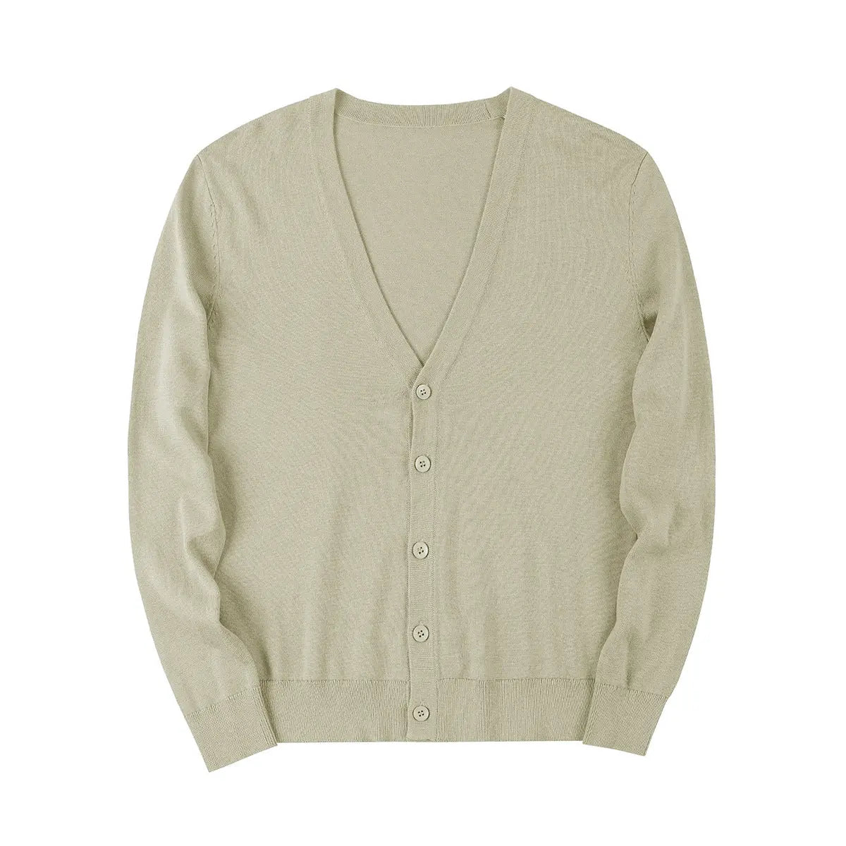 V-neck Solid Color Sweater For Men  Pre2brand