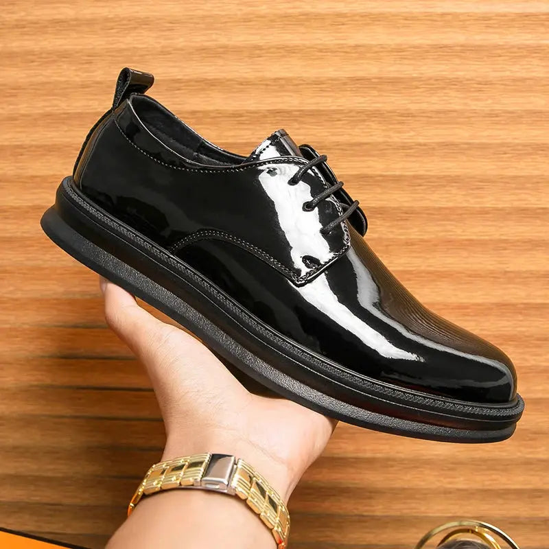 White Classic Office Men Shoes Wedding Men Formal Shoes Luxury Fashion Groom Wedding Shoes Men Oxford Shoes Dress Leather Shoes - Pre2brand