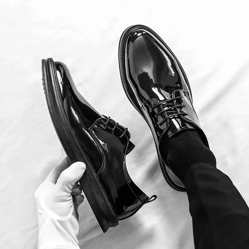 White Classic Office Men Shoes Wedding Men Formal Shoes Luxury Fashion Groom Wedding Shoes Men Oxford Shoes Dress Leather Shoes  Pre2brand
