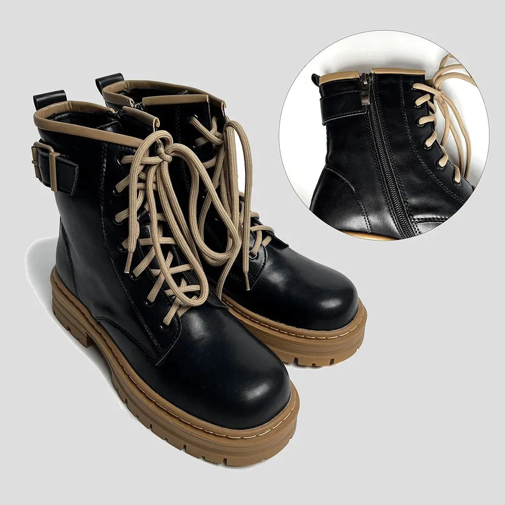 Winter Boots For Women Warm Retro British Style Comfortable Fashion Brand Boots Women - Pre2brand
