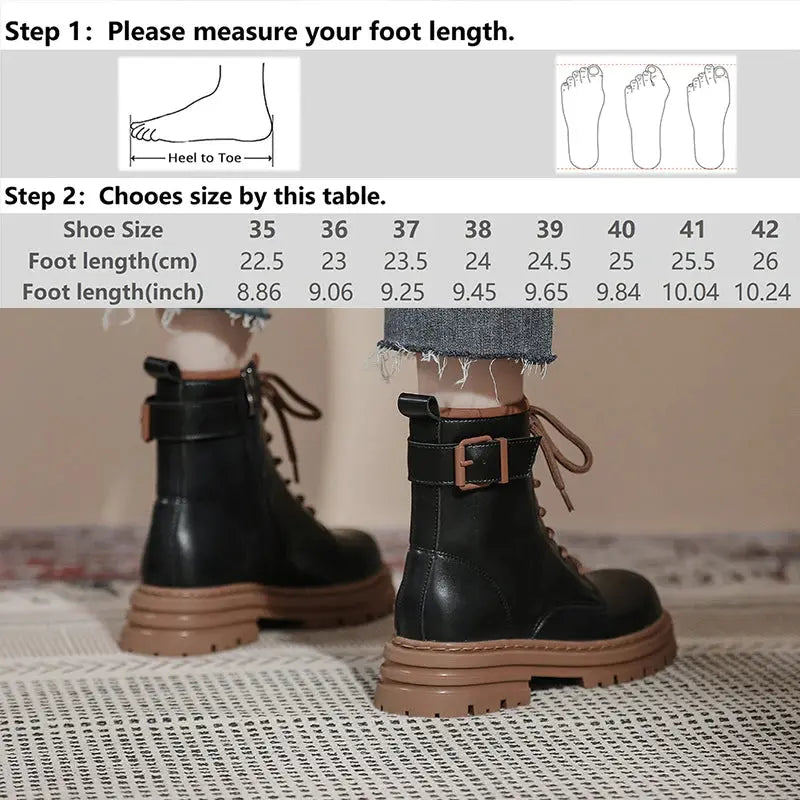 Winter Boots For Women Warm Retro British Style Comfortable Fashion Brand Boots Women - Pre2brand