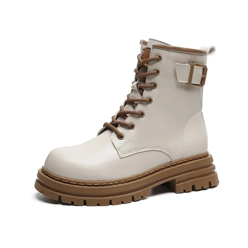 Winter Boots For Women Warm Retro British Style Comfortable Fashion Brand Boots Women - Pre2brand