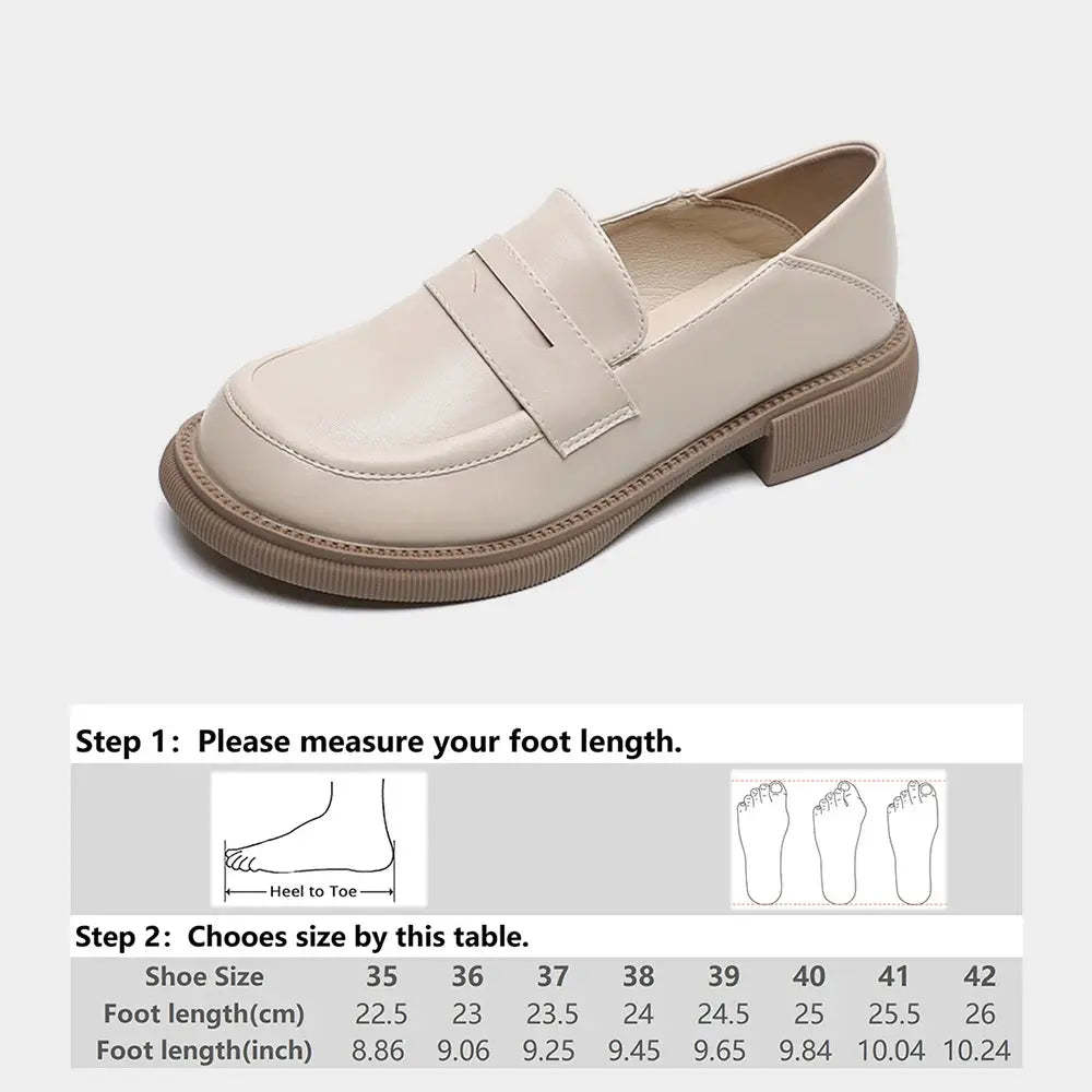 Women Shoes Brand Soft Comfortable British Style Classic Fashion Women's Loafer - Pre2brand