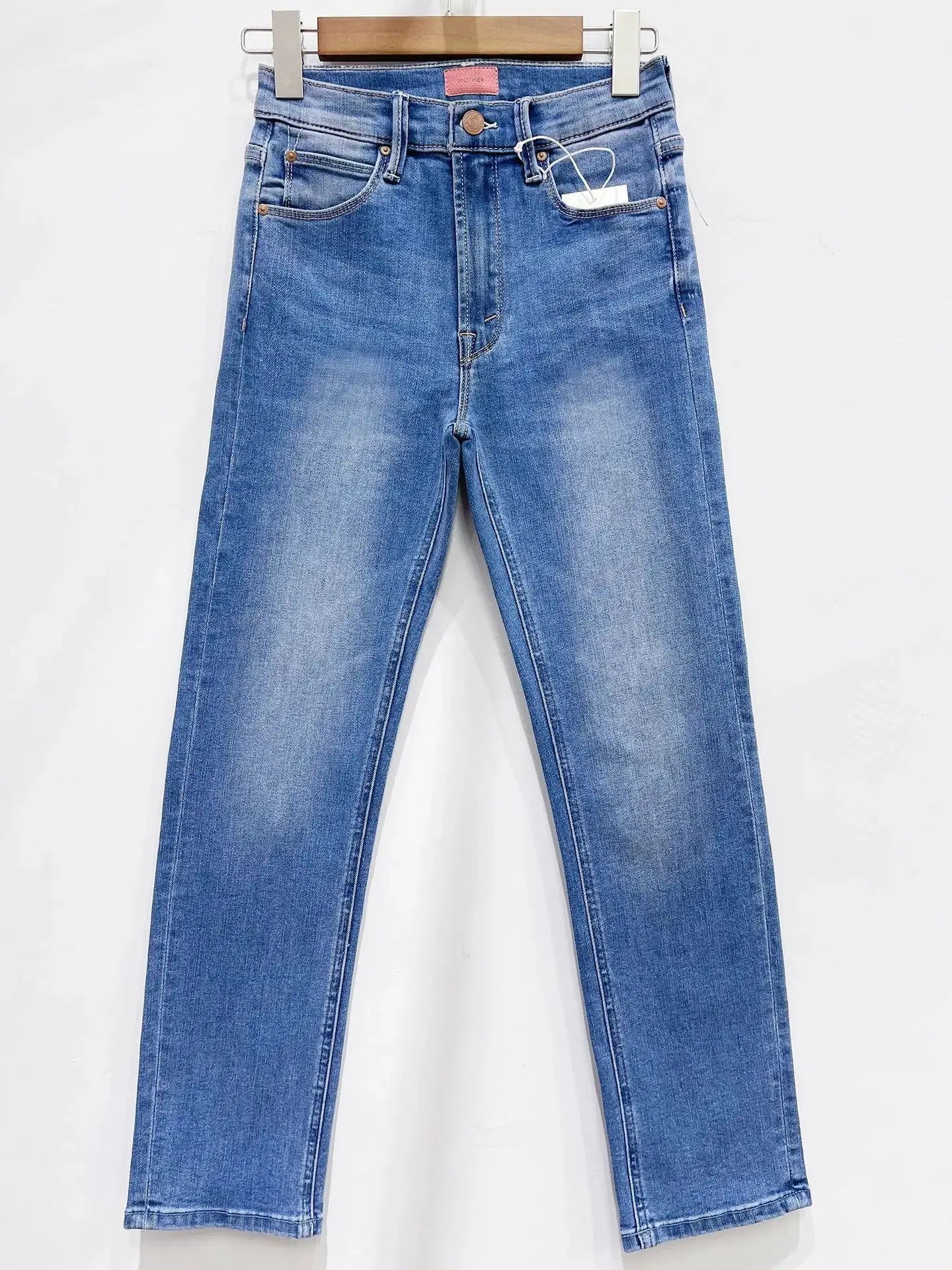 Women Stretch straight denim pants fashion casual ankle-length jeans 2023 new  Pre2brand