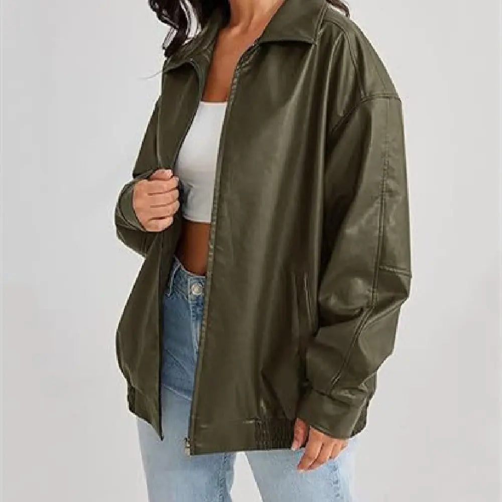 Women's Leather Jacket - Pre2brand