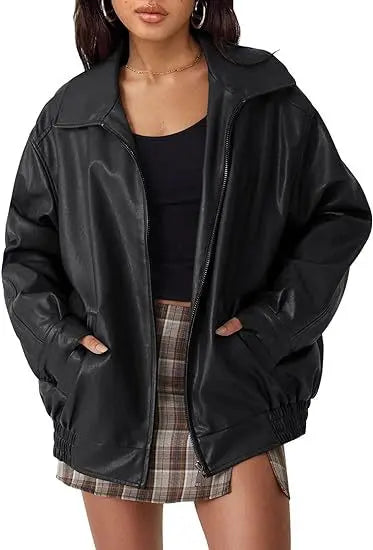 Women's Leather Jacket - Pre2brand