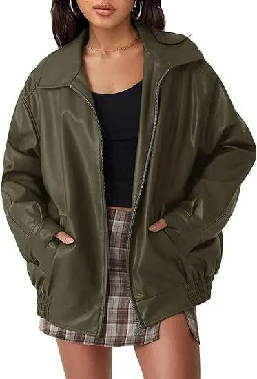 Women's Leather Jacket - Pre2brand
