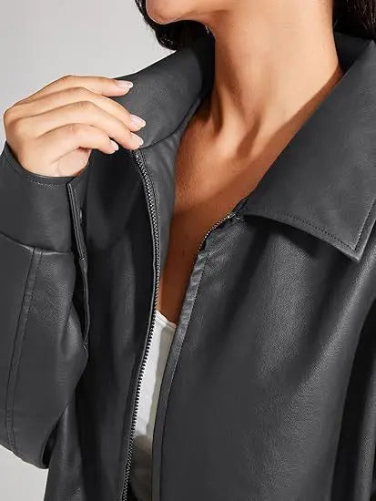 Women's Leather Jacket - Pre2brand
