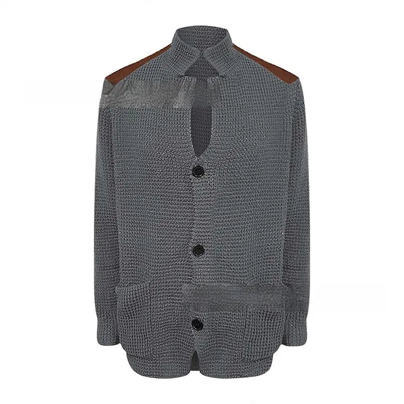 Women's Fashion Personality Retro Casual PU Jacket  Pre2brand Gray-5XL