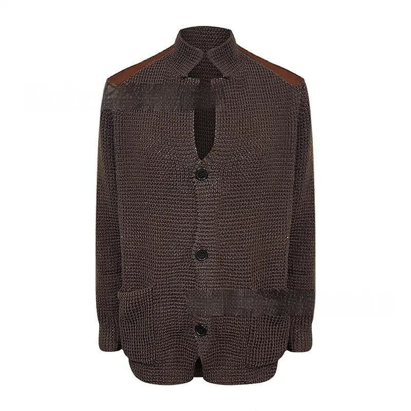 Women's Fashion Personality Retro Casual PU Jacket  Pre2brand Coffee-5XL