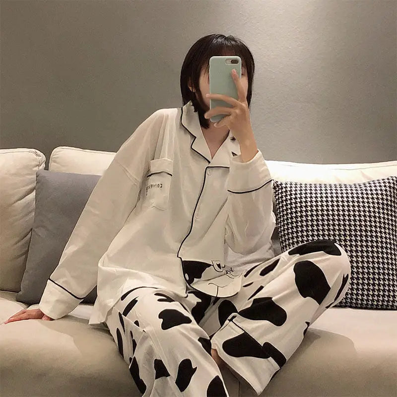 Women's Fashion Simple Home Clothes Suit - Pre2brand