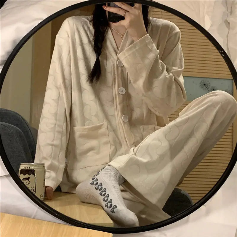 Women's Fashion Simple Home Clothes Suit - Pre2brand