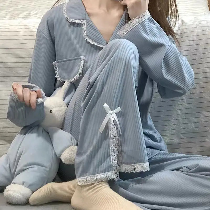 Women's Fashion Simple Home Clothes Suit - Pre2brand