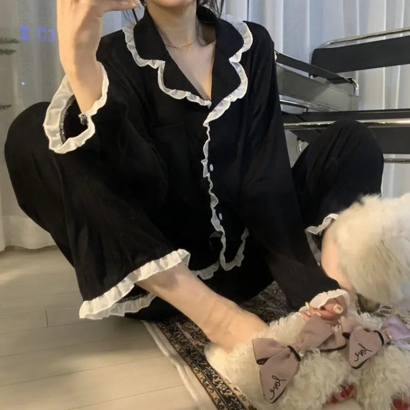 Women's Fashion Simple Home Clothes Suit - Pre2brand