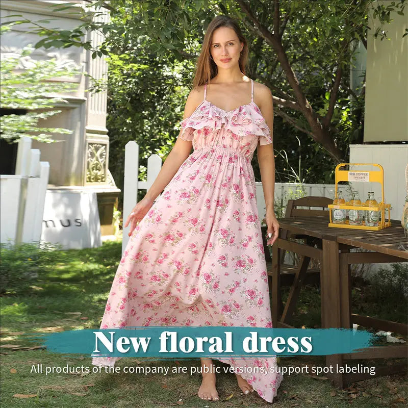 Women's Fashion Simple Printed Dresses - Pre2brand