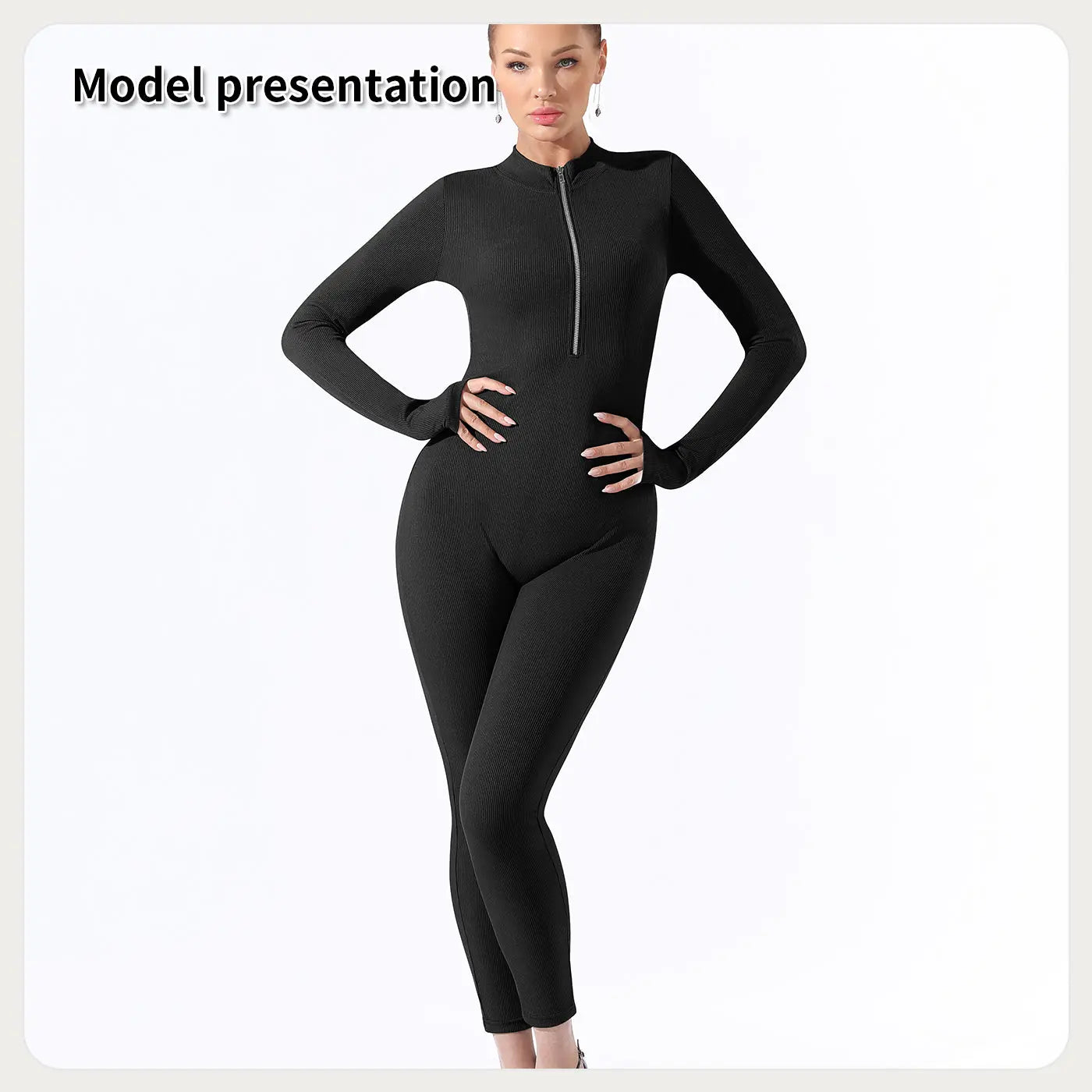 Women's Fashion Simple Solid Color Bodysuit - Pre2brand