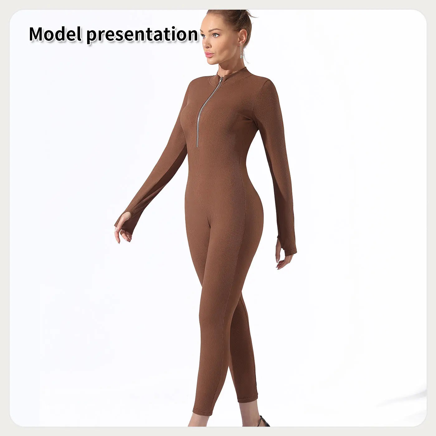 Women's Fashion Simple Solid Color Bodysuit - Pre2brand