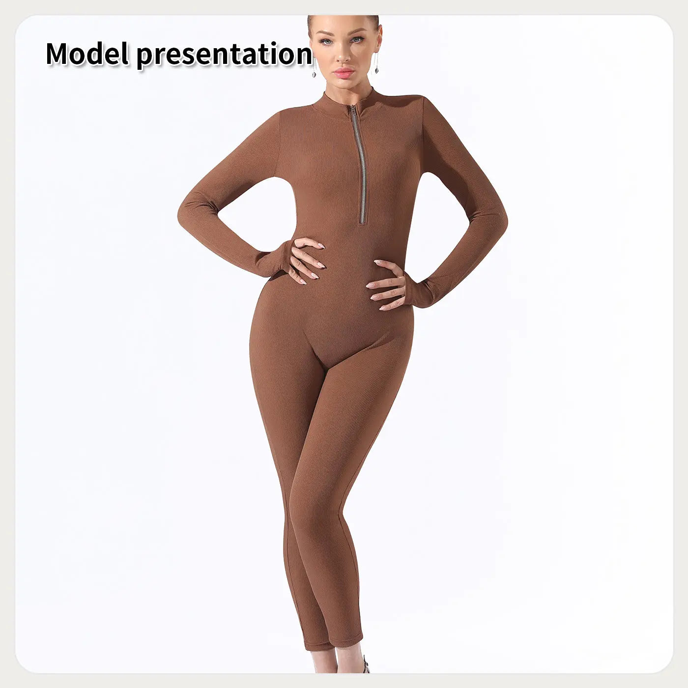 Women's Fashion Simple Solid Color Bodysuit - Pre2brand