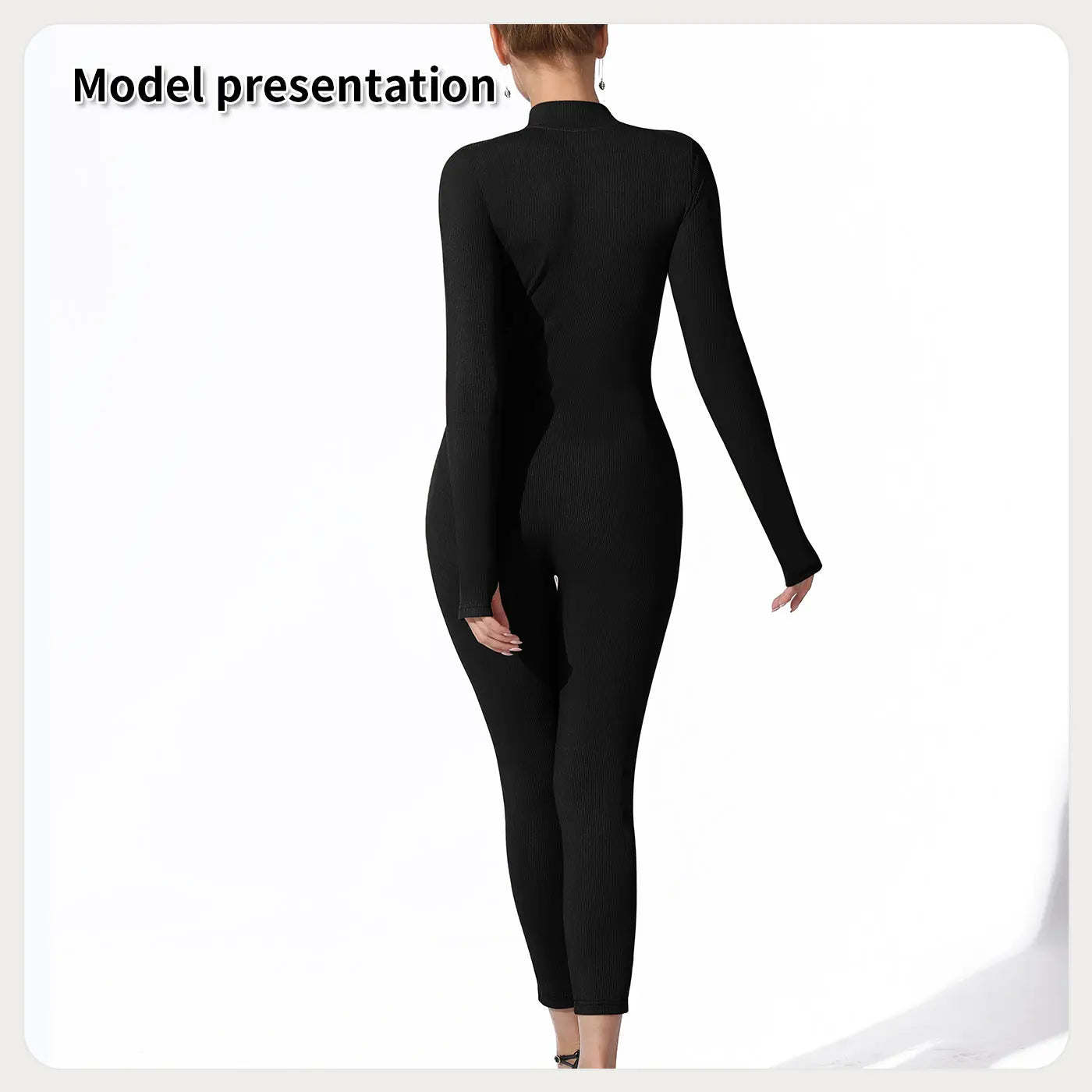 Women's Fashion Simple Solid Color Bodysuit - Pre2brand
