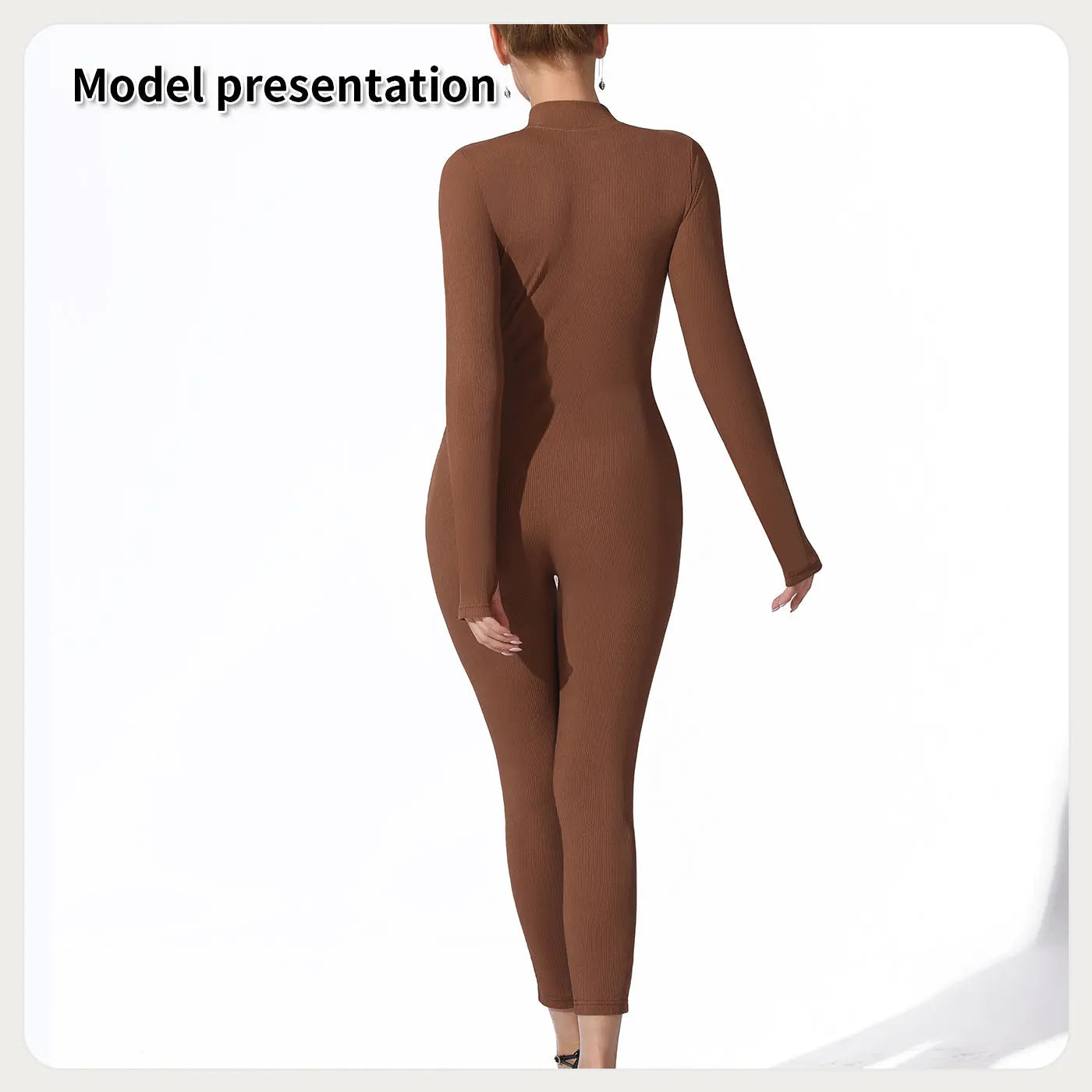 Women's Fashion Simple Solid Color Bodysuit - Pre2brand