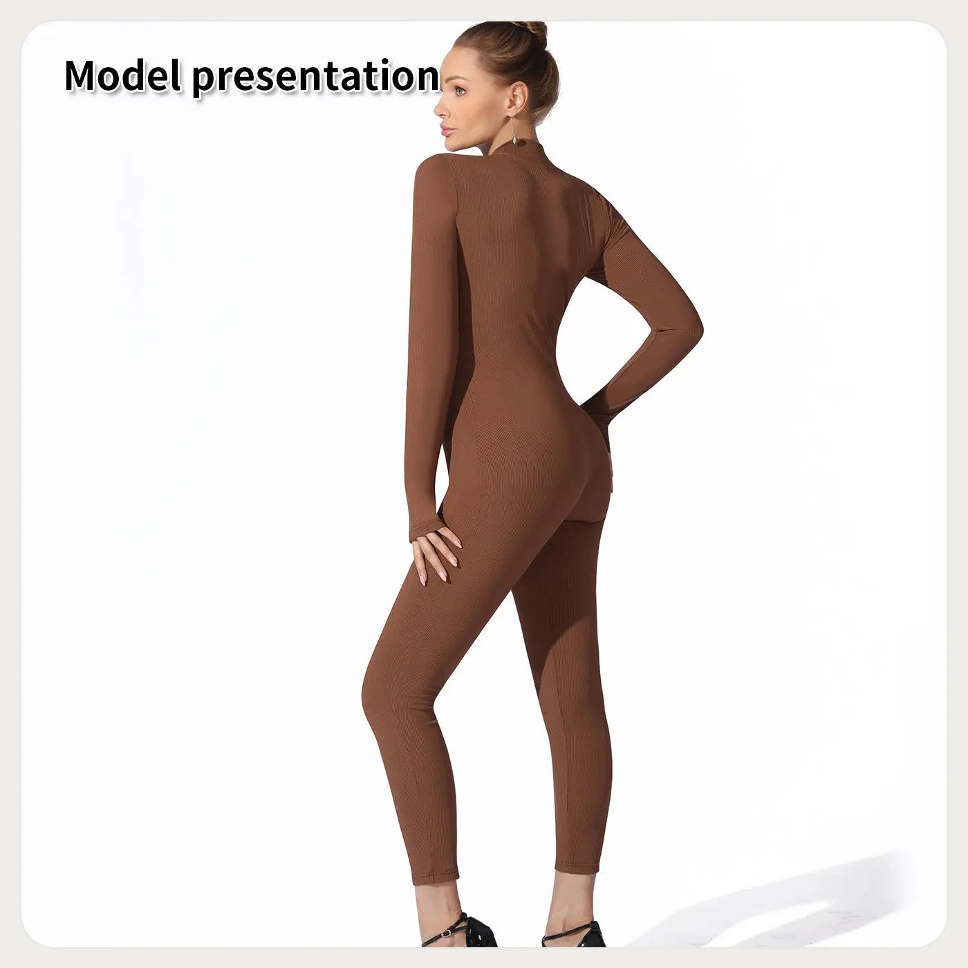 Women's Fashion Simple Solid Color Bodysuit - Pre2brand