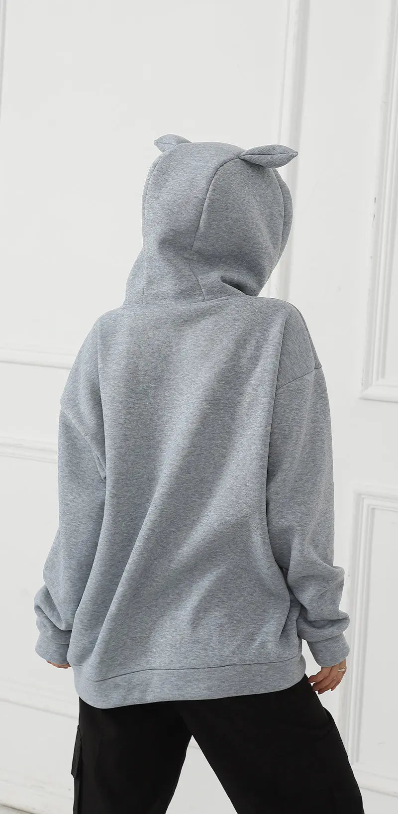 Women's Fashionable Casual Printed Long Sleeved Sweatshirt - Pre2brand