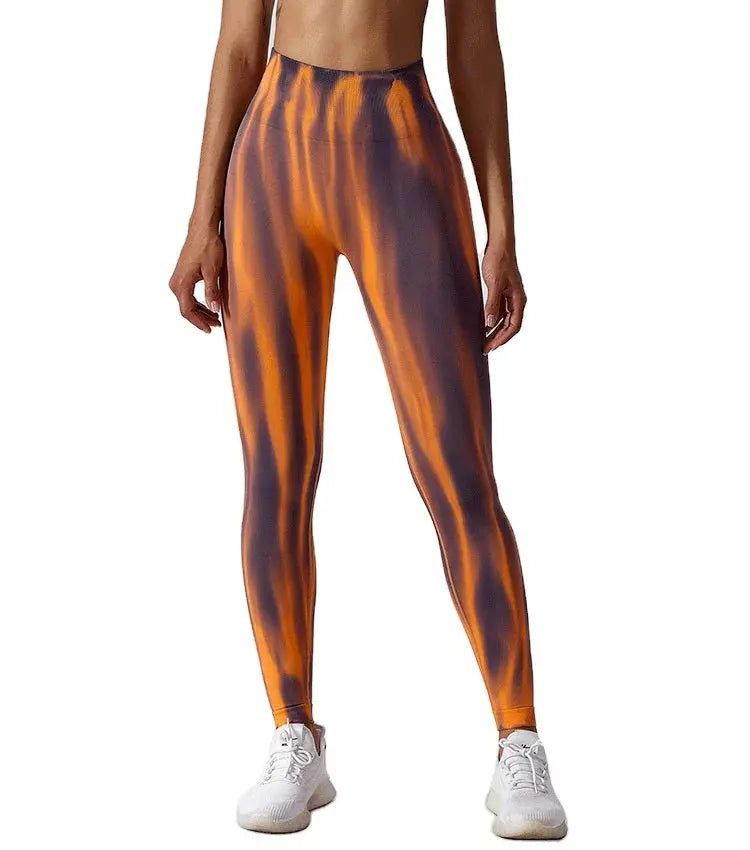 Women's High Waist Tummy Control Yoga Pants Custom Logo Sport Workout Fitness Leggings with Sexy Design Exercise Gym Wholesale - Pre2brand