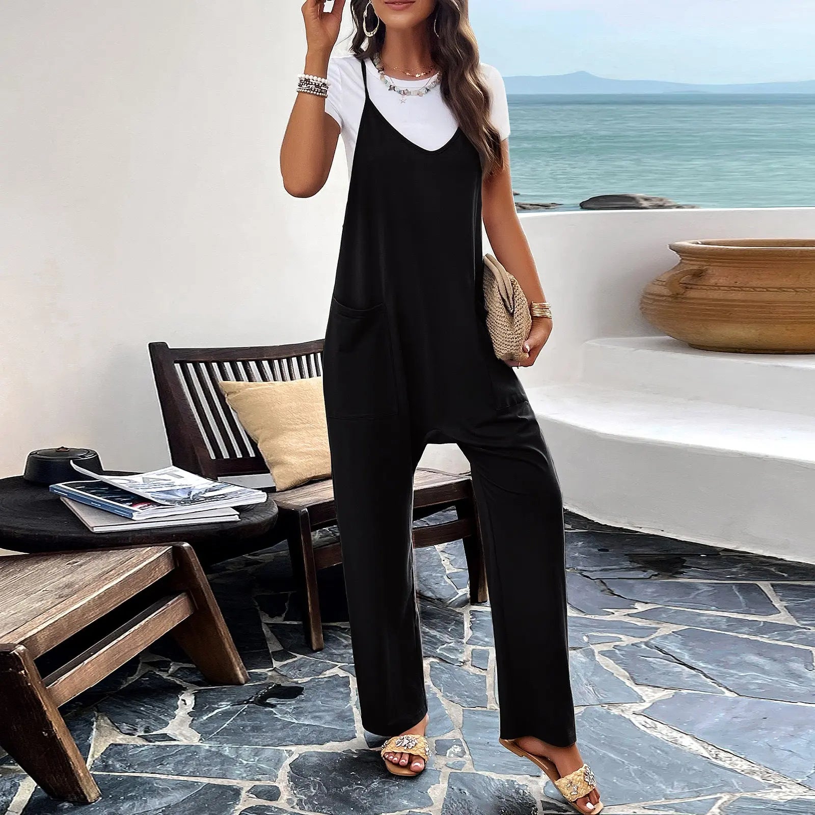 Women's Solid Color Slim Fit Bodysuit - Pre2brand