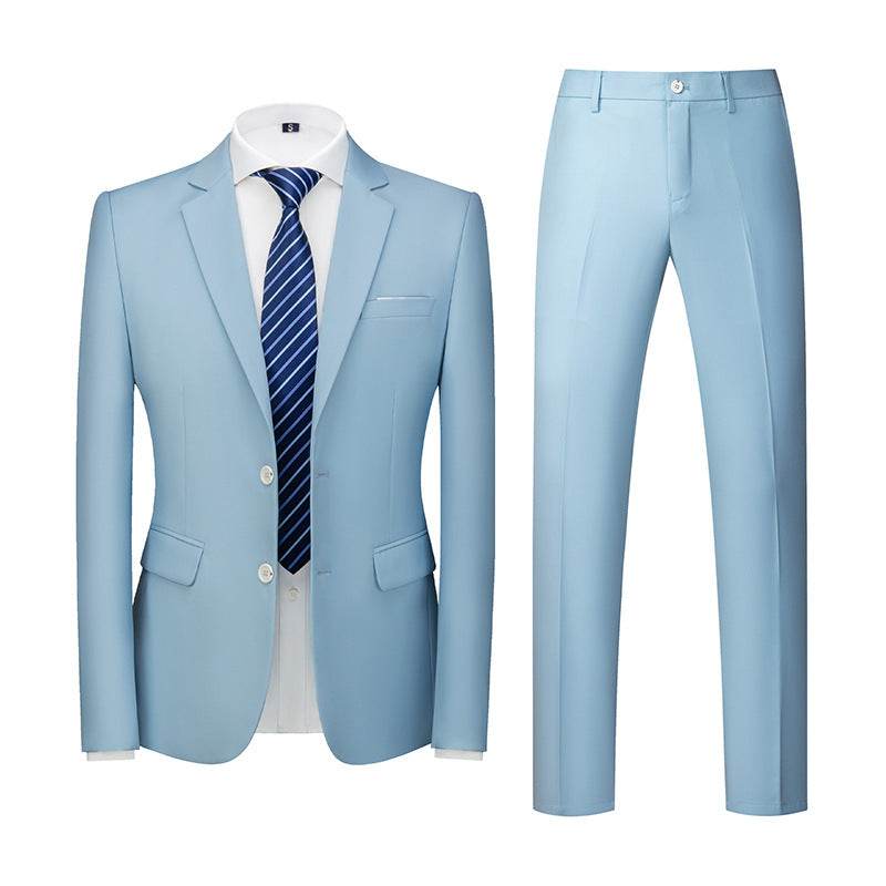 Men's Western Fit Korean Two-piece Suit - Pre2brand