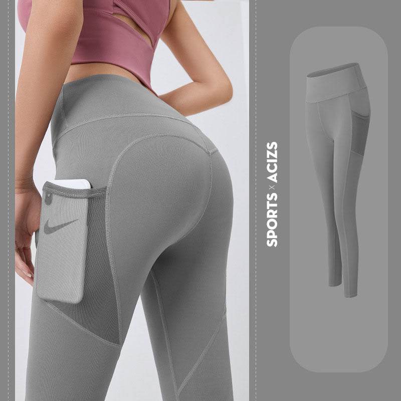 Yoga Pants Women With Pocket Leggings Sport Girl Gym Leggings Women Tummy Control Jogging Tights Female Fitness Pants - Pre2brand