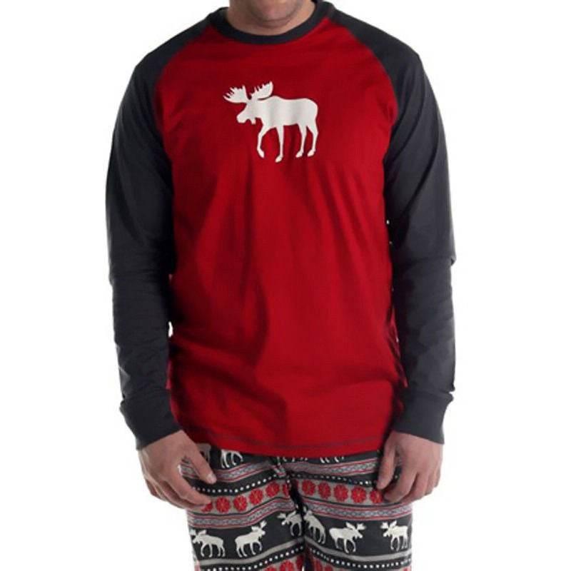 Christmas elk print family pajamas - Pre2brand